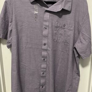 Travis Mathew Lavender Button Down Shirt